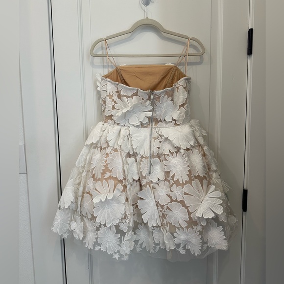 NWT Akira Angel Energy Strapless Floral Fit And Flare Mini Dress Size M - Picture 4 of 9